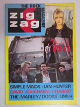 Zig Zag Uk Magazine No. 118 October 81 Simple Minds Ian Hunter David Johansen Vg - £10.16 GBP
