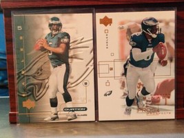 2001 Upper Deck Pros &amp; Prospects + Upper Deck Ovation #69 Donovan McNabb 2 Cards - $1.25