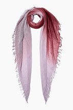 Chan LUU CHOCOLATE TRUFFLE DIP-DYED Cashmere and Silk Scarf 62&quot; x 58&quot; NWT - £130.60 GBP
