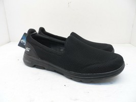 Skechers Women&#39;s Slip-On GoWalk 5 Causal Sneakers 15901 Black/White Size... - $42.74