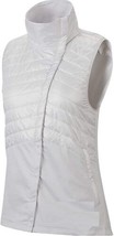 Nike Womens Essential Quilted Running Vest Size Small Color White - £70.39 GBP