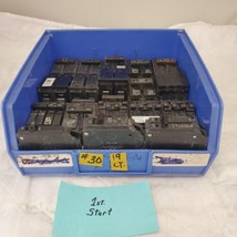 Large Lot of 19 Used Circuit Breakers Assorted #30 - $178.20