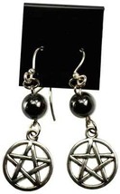 Hematite Pentagram earrings - $81.95