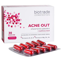 Acne Out for oily skin with acne tendency, 30 capsules - $35.53