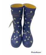 Joules Mid-height Wellies, Rain Boots Molly Welly Blue Daisy UK 3, US 5,... - £54.39 GBP