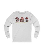 Christmas Gnome Long Sleeve Tee, Holiday Plaid Winter Shirt, Unisex Jers... - $25.30