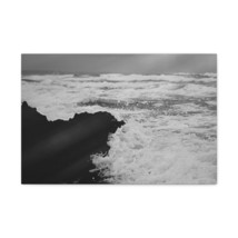 Atlantic Ocean Coast Waves Ocean Canvas Wall Art for Home Decor Ready-to... - $85.49+