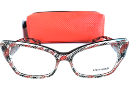 New ALAIN MIKLI AR3O36  E001 52mm Cat Eye Women&#39;s Eyeglasses Frame Italy - $169.99