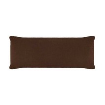 Alpes Brown Solid Color Softy And Warm Body Pillow (18.51”x 47”) - £36.81 GBP