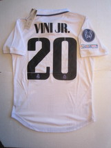 Vini Jr. #20 Real Madrid UCL Champions Match Slim Home Soccer Jersey 2022-2023 - £79.75 GBP