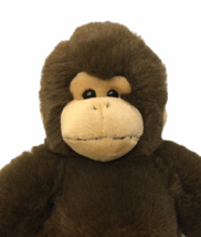 Monkey Build A Bear Plush BAB Brown Tan Chimp Ape Stuffed Animal 18&quot; - $24.95