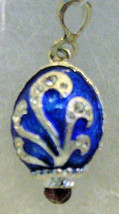 Silver Russian Handmade Faberge EGG Pendant #pd-11-027 - £53.65 GBP