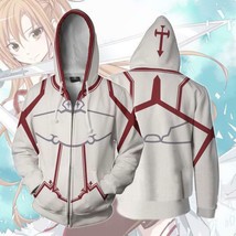 SAO Sword Art Online Cosplay Anime Coat Jacket Hoody Sweatshirts Hoodies... - £9.43 GBP