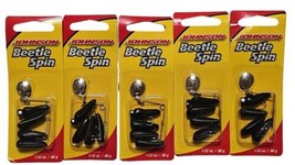 Johnson Beetle Spin Bass Fishing Lure BSVP 1/32-BYS Black Green Stripe L... - £22.15 GBP