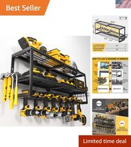 Heavy Duty Power Tool Organizer Wall Mount, Cordless Drill Hanger Storag... - $102.46
