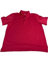 bcg Golf Men’s Short Sleeve Collar Buttons Casual Polo Shirt Red Size 2XL - $26.43 CAD