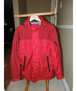 Genuine Tommy Hilfiger Performance Jacket Coat Lined Red Small Outdoor - $17.91