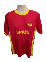 Spain Football Soccer Mens Large Red Jersey - $27.50