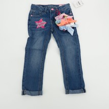Vigoss Girls Skinny Jeans Pastel Scrunchies Size 4 NWT $34 - $17.82