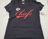 New KC Kansas City Chiefs Arrowhead Women's T Shirt Football Black Top S... - $14.84