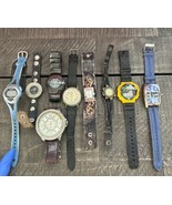 Lot of 9 Vintage Wrist Watches Timex Iron Man Activa Estate Finds EG - $9.89