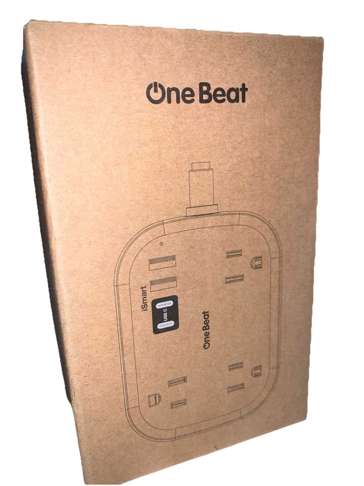 Cruise Essentials 2025,One Beat Travel Power Strip with USB 5 Ft, White  Item image 11