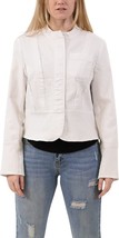 INDIGO SAINTS Women&#39;s Luxury Denim Tucker Jacket Coat Snow White S - £24.76 GBP