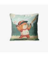 Benny the Homerun Bear Pillow by Dancing Littles Jungle - $870.29 MXN+