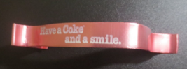 Coca-Cola Metal Have a Coke and a smile cup holder - $3.47