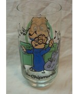 VINTAGE 1985 ALvin and The Chipmunks SIMON 6&quot; COLLECTOR&#39;S GLASS CUP - $27.16 CAD