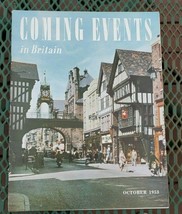 Coming Events in Britain - October 1953 - Vintage - $8.38