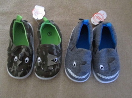Lot of 2 NWT Boy’s Tennis Shoes Size 5 Shark Rhino by Wonder Nation - $11.95