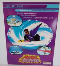 Alpine Surfer Arcade FLYER Original NOS Video Game Snow Boarding 1996   - $13.30