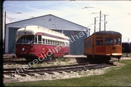 Original Slide Illinois Railway Museum Red Bus Union IL 5-85 - $19.96