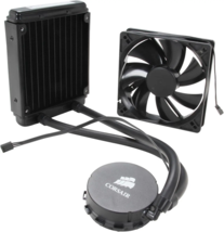 Corsair H55 Hydro Series CPU Water cooler AIO + Halnzie HY883 Thermal Pa... - $78.19