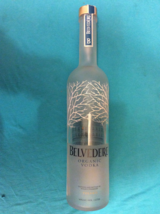 BELVEDERE ORGANIC VODKA EMPTY BOTTLE with cap - 1 L - FREE SHIPPING  - $17.29