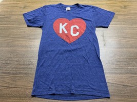 Charlie Hustle “KC Heart” Men’s Blue T-Shirt - XS - Kansas City - $12.99