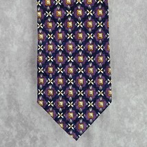 Nordstrom by J.Z. Richards Purple Floral Extra Long Executive Silk Mens Neck Tie - £35.73 GBP