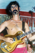 Frank Zappa Bare Chested with Guitar Color 24x18 Poster - £19.01 GBP
