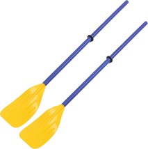 Jashem Boat Oars 2 Pieces Kayak Paddles Detachable Canoe Paddle Inflatable Boat - £25.01 GBP