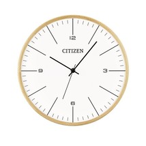 Citizen CC2125 Aspen - Wall clock - Natural wood - £65.54 GBP
