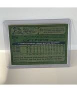 EDDIE MURRAY BALTIMORE ORIOLES ODD BALL DRAKES CAKE 1982 TOPPS BASEBALL ... - £3.89 GBP