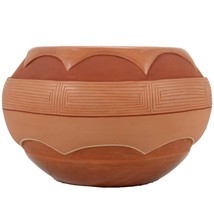 Vintage San Juan Pueblo Pottery Bowl Hand Made Hand Coil, Dominquita Naranjo 80s - £701.53 GBP