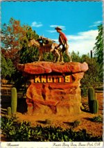 Vtg Postcard Munument Knott&#39;s Berry Farm &amp; Ghost Town, Buena Park California - £5.15 GBP