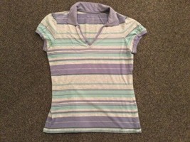 Sonoma Women’s Collared V-Neck Shirt, Size M - $9.50