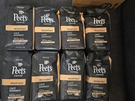 8 Bags  10.5 oz Bags Peet's Cafe Domingo Medium Roast Roasted (CD1) - $59.33