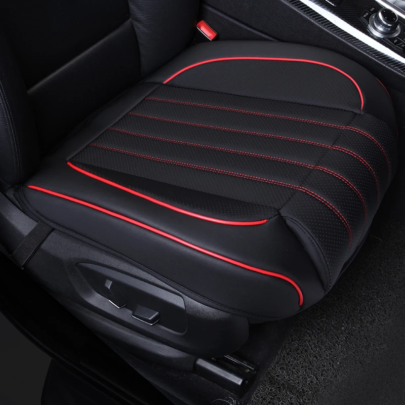 Car Seat Covers Auto Seat Cushion Mat Breathable3D PU Leather Car Front Rear - £19.76 GBP+