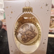 M.J. Hummel 2001 “angel With Horn” Silk Christmas Ornament - $9.50