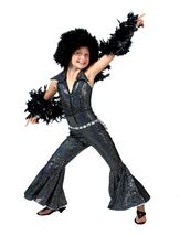 Girls - 70's Disco Sequin Jumpsuit - $32.74