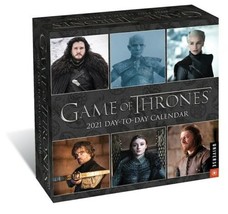 Game of Thrones TV Series Images Day-To-Day 2021 Desk Calendar NEW SEALED - £12.36 GBP